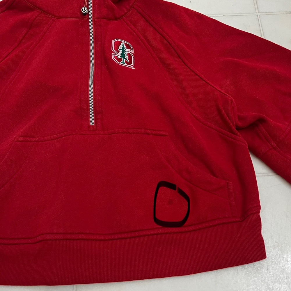 LULULEMON Stanford Scuba Hoodie Red Size XS/S - Picture 8 of 8